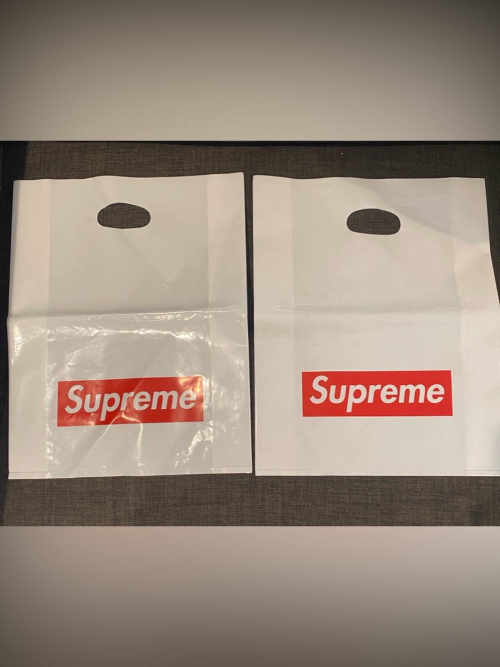 Supreme 16.5x30 Plastic shopping bags (2)